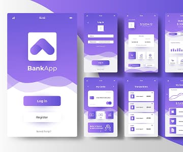 photo of banking app